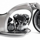 Illustration for article titled The Akrapovič Full Moon bike is like a Vespa from the future